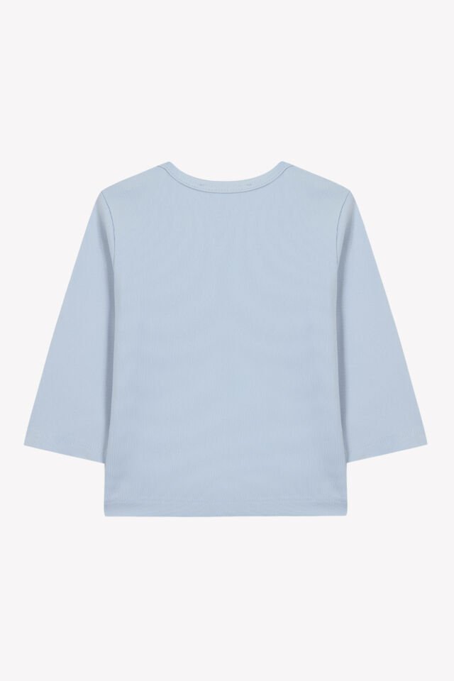 uzun kollu T-SHIRT Bleu électrique - 3Y