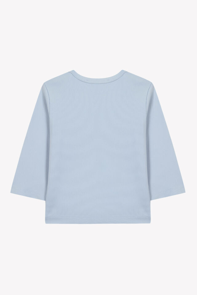 Uzun Kollu T-Shirt Bleu électrique - 4Y