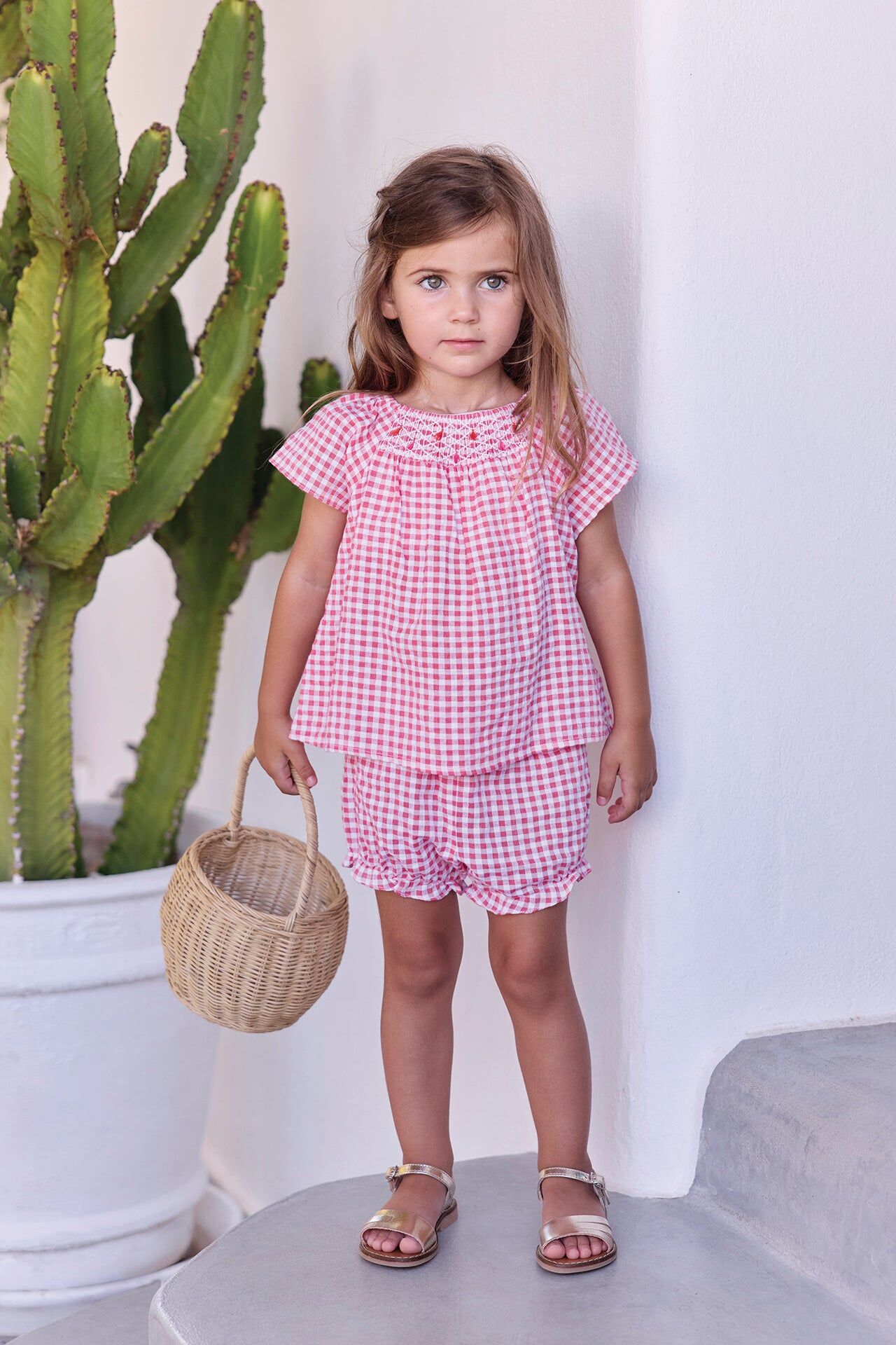 Pötükareli Tunik + Şort Set Bougainvillier - 9M