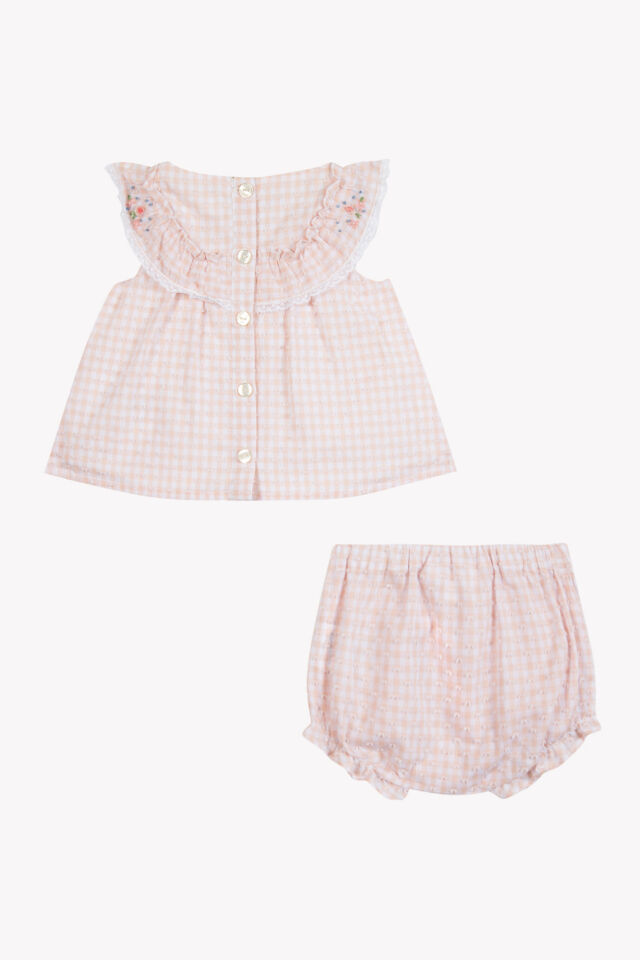 pötükareli Tunik + Bloomer Set Rosée - 3M