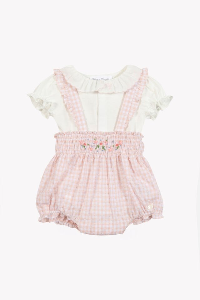 Body + Askılı Şort Set Rosée - 3M