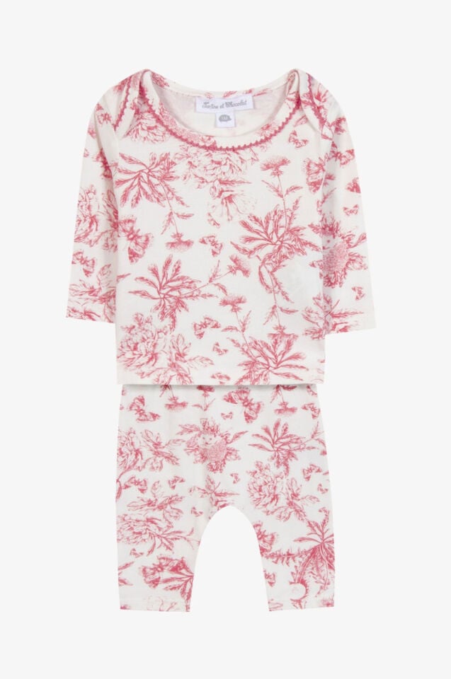 Uzun Kollu Pijama Takımı Begonvil - 2Y