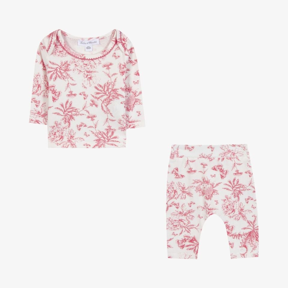 Uzun Kollu Pijama Takımı Begonvil - 2Y