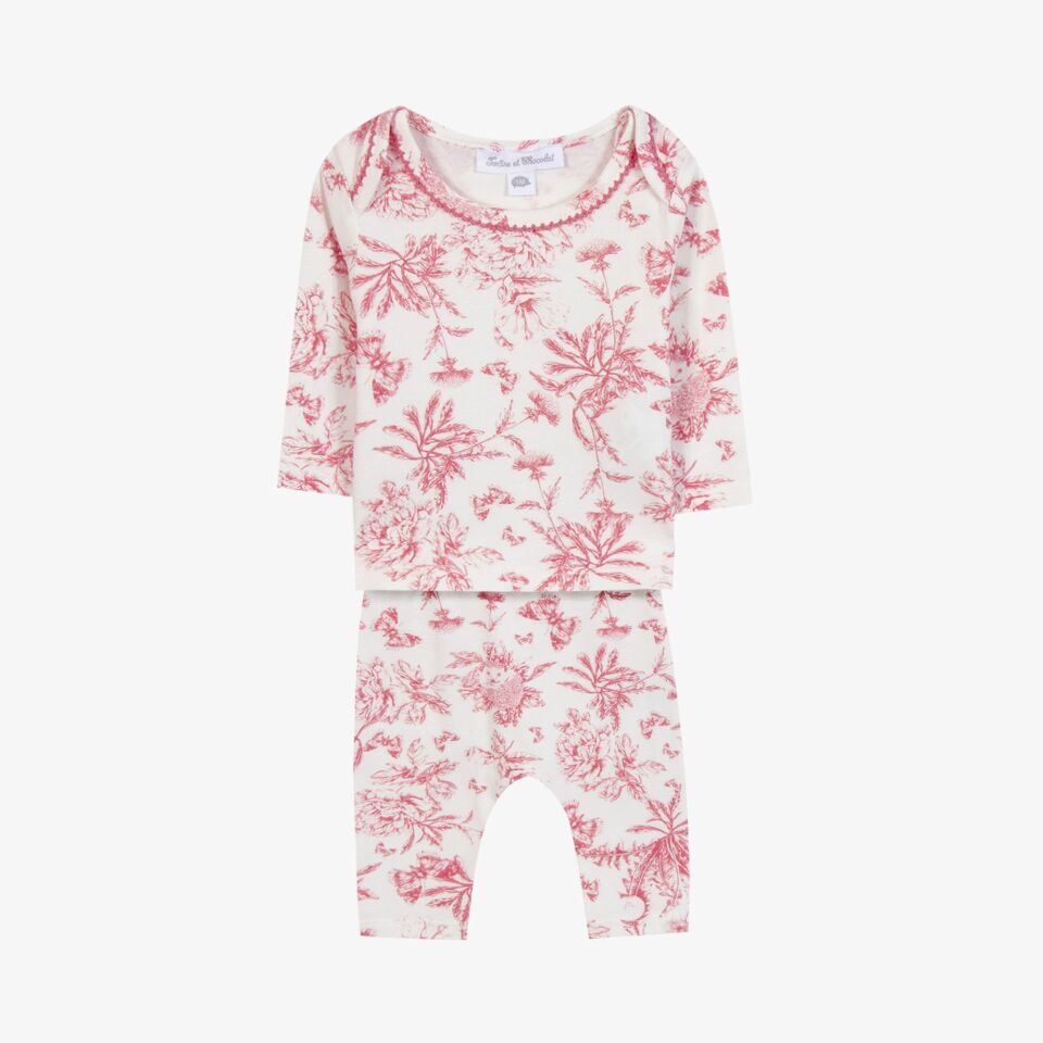 Uzun Kollu Pijama Takımı Begonvil - 9M
