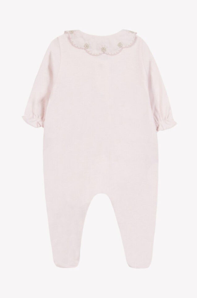 Coton Şık Tulum Soft Pembe - 3M