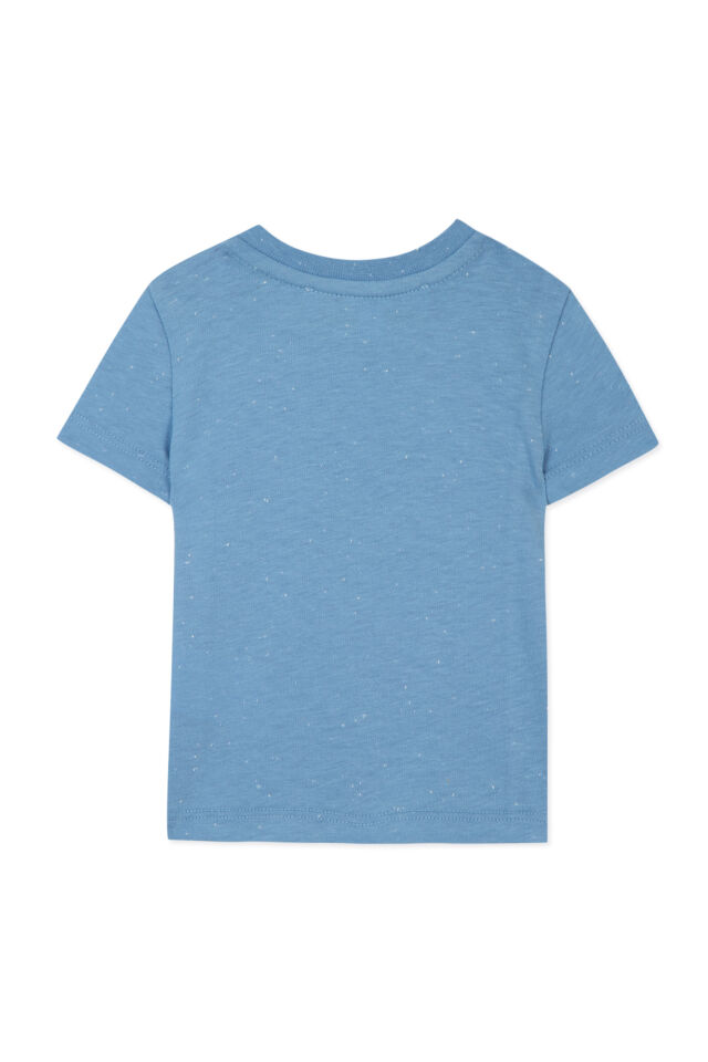 Istakoz figürlü T-Shirt Mavi - Azur - 3Y