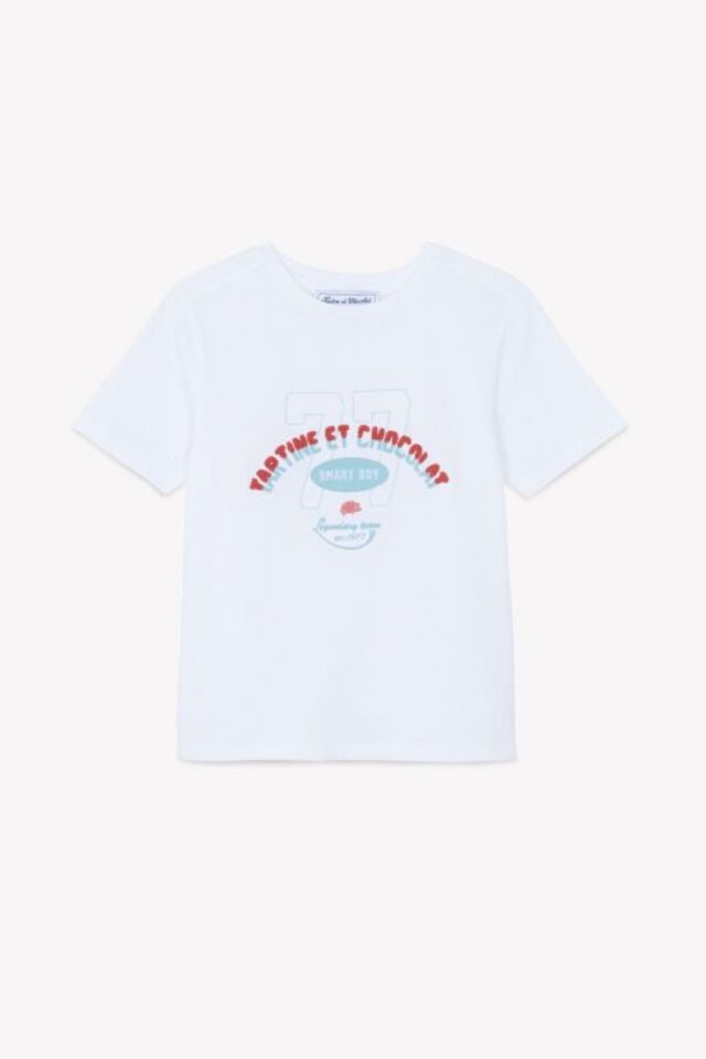 Kısa Kollu T-Shirt Beyaz - 5Y