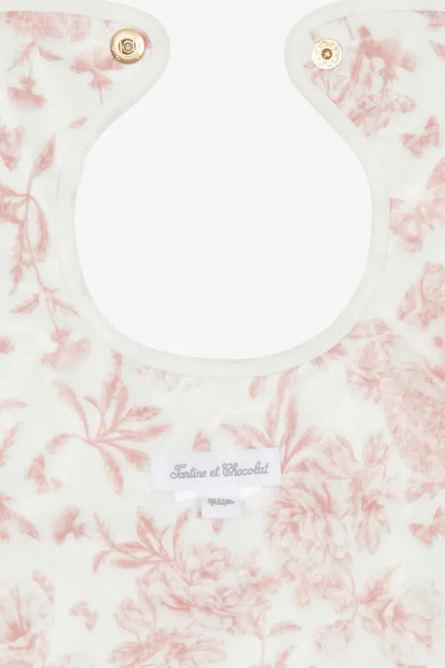 Yeni Mama Önlüğü Toile De Jouy Pembe - TU
