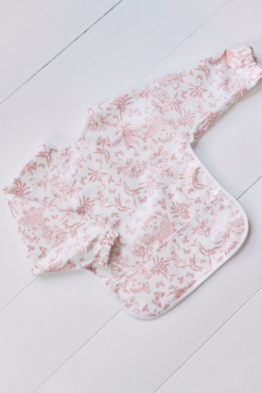 Kollu Mama Önlüğü Toile de Jouy Pembe - TU