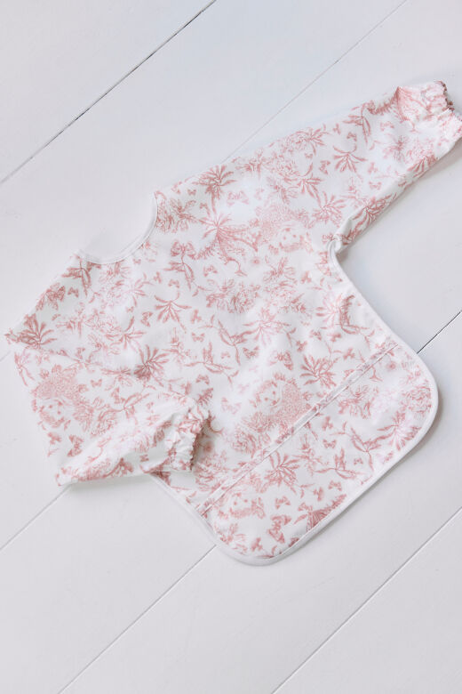 Kollu Mama Önlüğü Toile De Jouy Pembe - TU