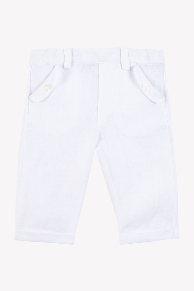 Keten Pantolon Blanc - 1Y