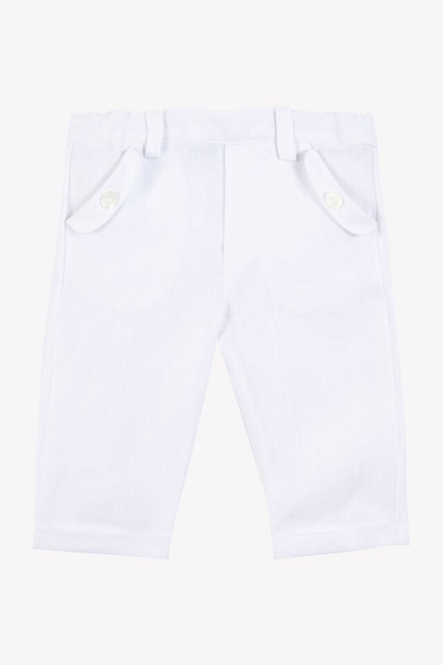 Keten Pantolon Blanc - 3Y
