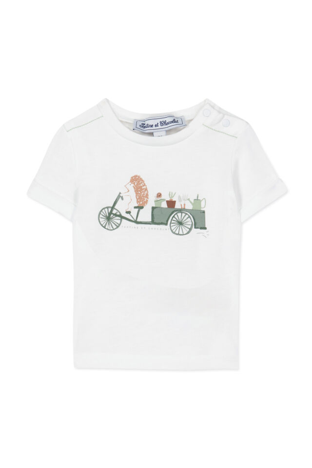 Bisiklet Temalı T-Shirt Sauge - 3Y