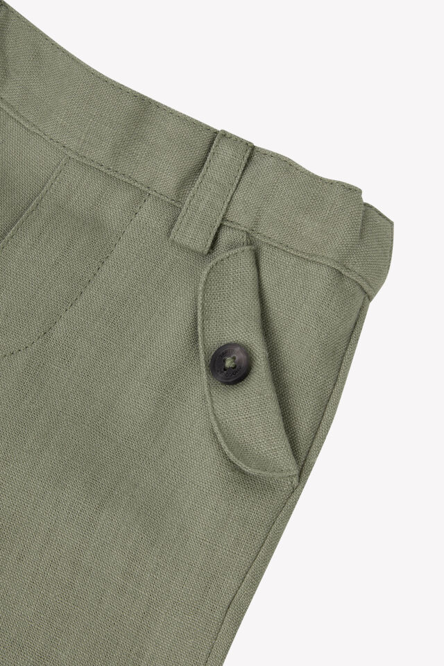 KETEN PANTALON Fougère - 3Y