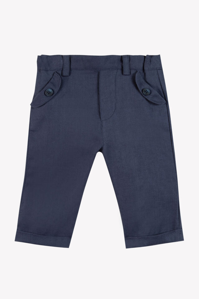 Keten Pantolon Marine - 3Y