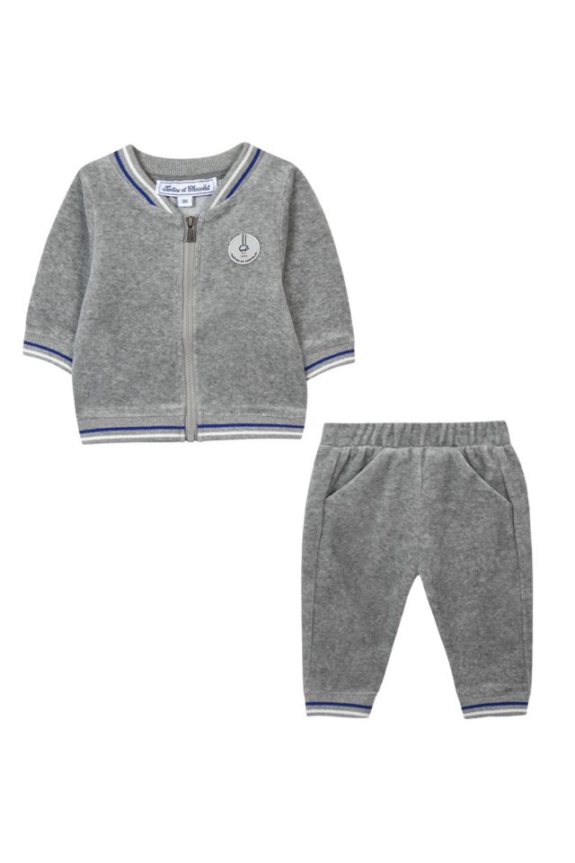 Jogging-Eşofman Takım Açık gri - 4Y