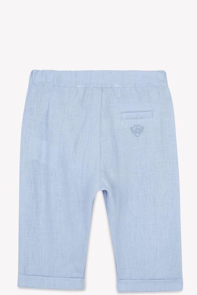 KETEN PANTALON Mavi - Nuage - Nuage chiné - 6M