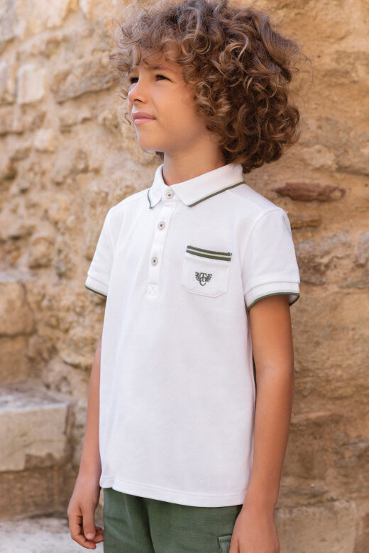 kısa kollu POLO T-SHIRT laurier - 6Y