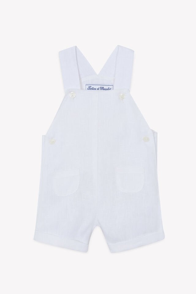 Ceremonie Keten Salopet Blanc - 18M