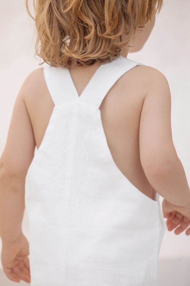 Ceremonie Keten Salopet Blanc - 18M