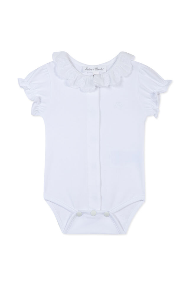 fisto yakalı önden açılan BODY Blanc - 3M