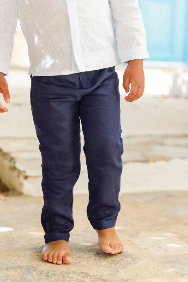 Ceremonie Keten Pantolon Marine - 9M