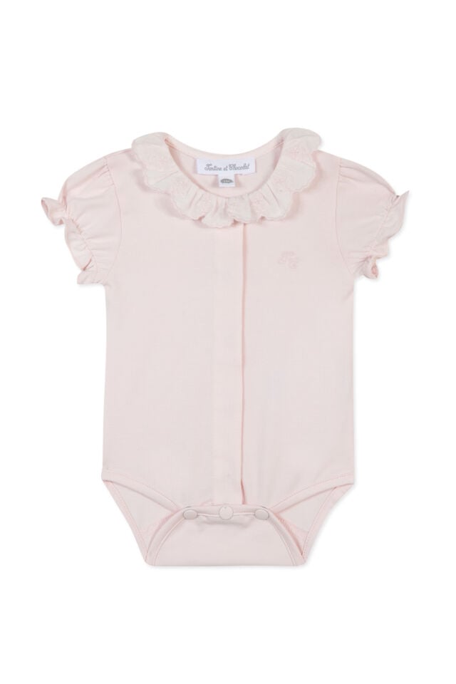 fisto yakalı önden açılan BODY Rose pâle - 1M