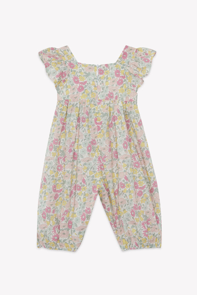 çiçek desenli Combilong Citrus - Soft sarı - 1Y