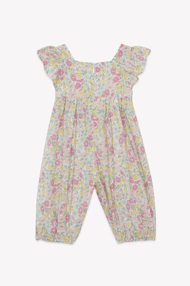 çiçek desenli Combilong Citrus - Soft sarı - 9M