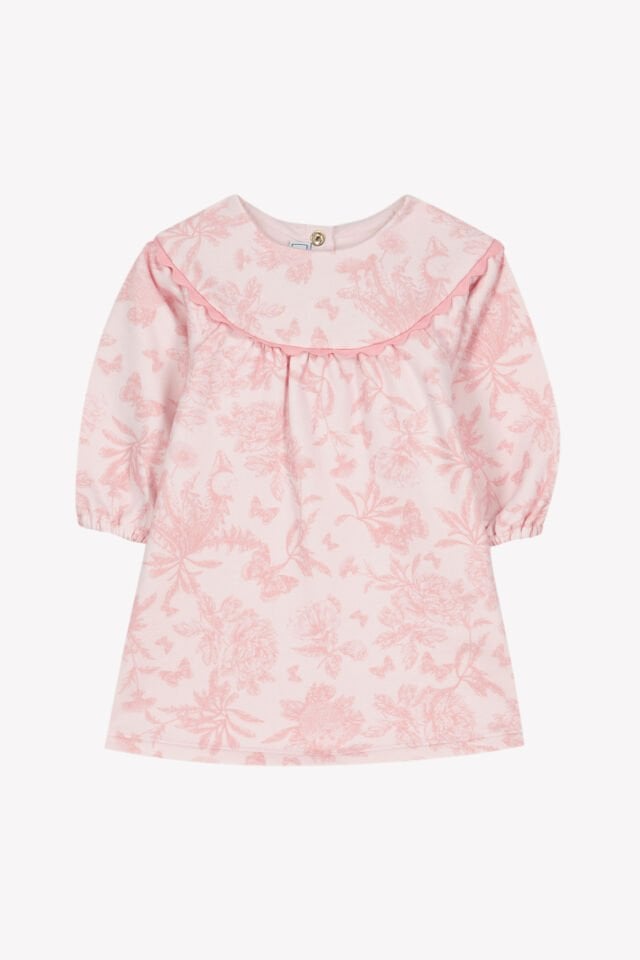 Capsule TDJ Uzun Kollu Elbise Rose pâle - 18M