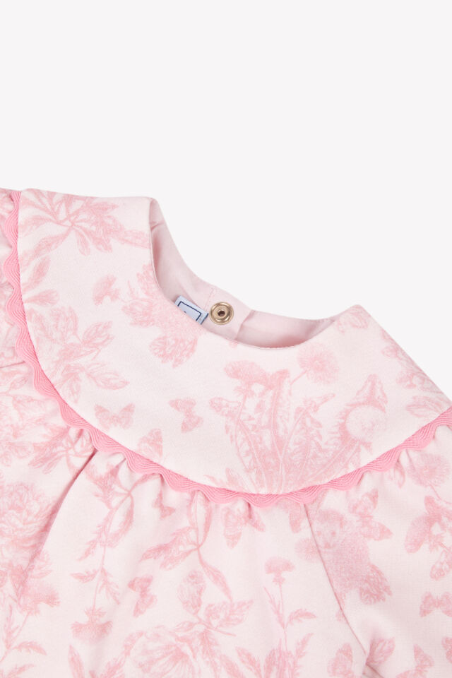 Capsule TDJ Uzun Kollu Elbise Rose pâle - 2Y