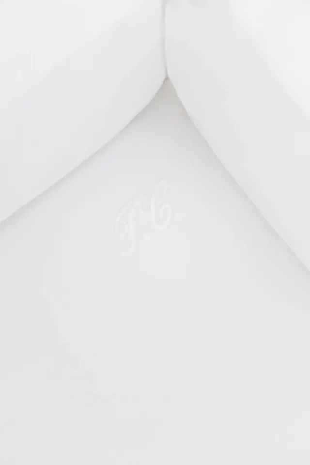 Lastikli Çarşaf Monogram Blanc - TU