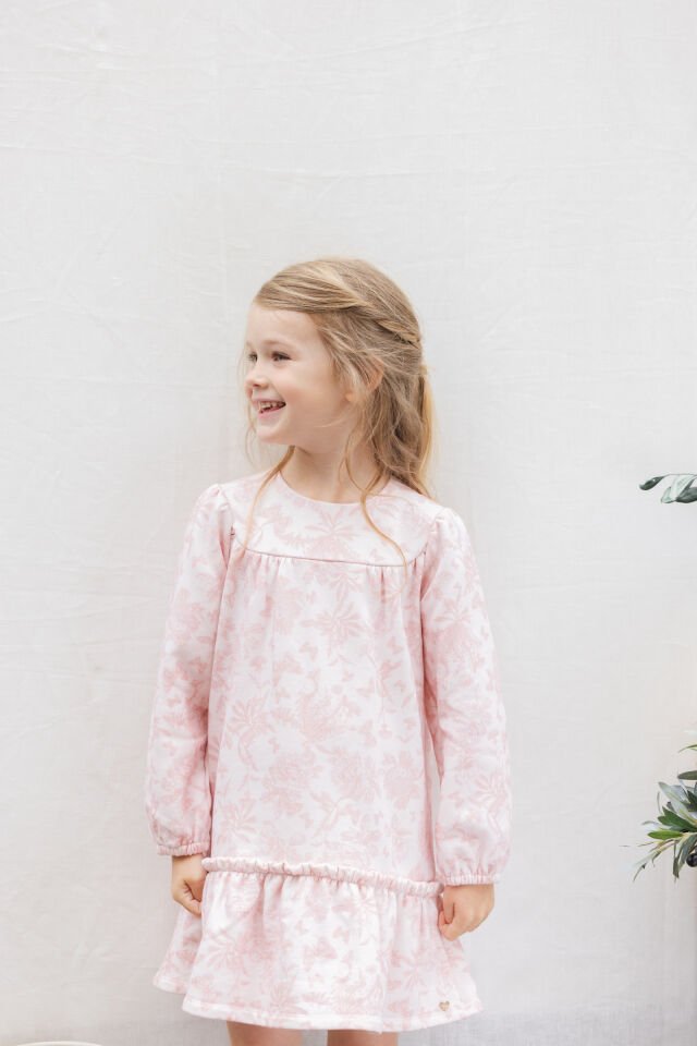 capsule TDJ Uzun kollu Elbise Rose pâle - Soft pembe - 10Y