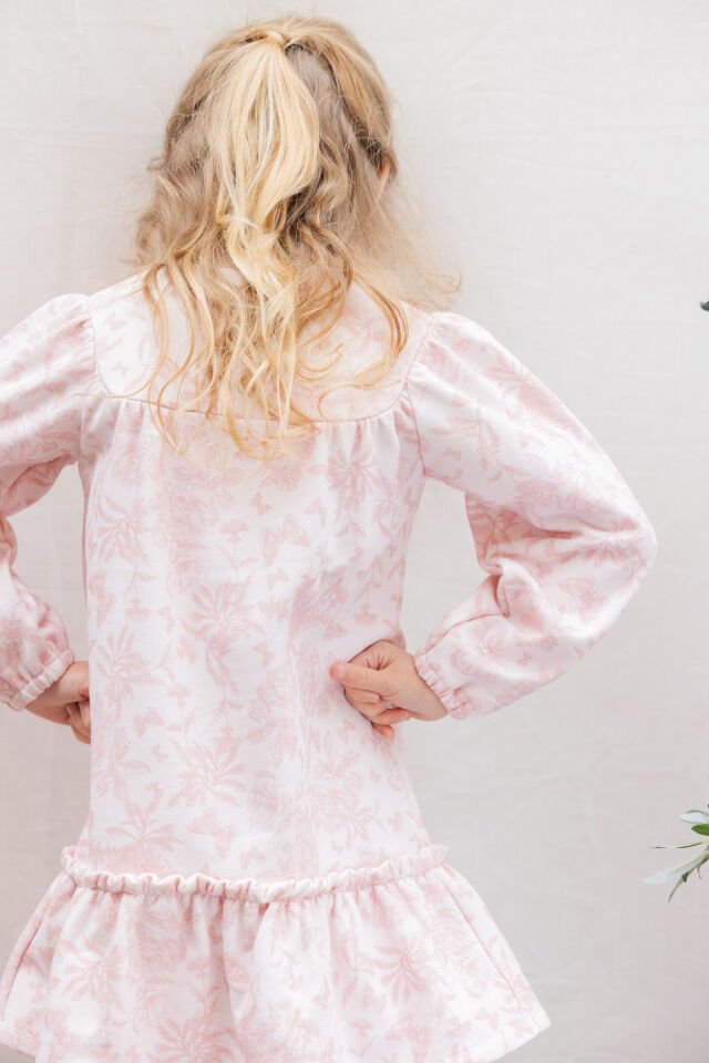 capsule TDJ Uzun kollu Elbise Rose pâle - Soft pembe - 5Y