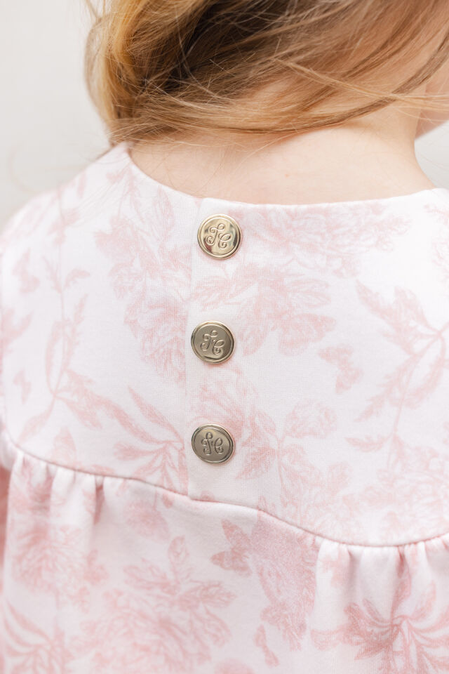 Capsule TDJ Uzun Kollu Elbise Rose pâle - 5Y