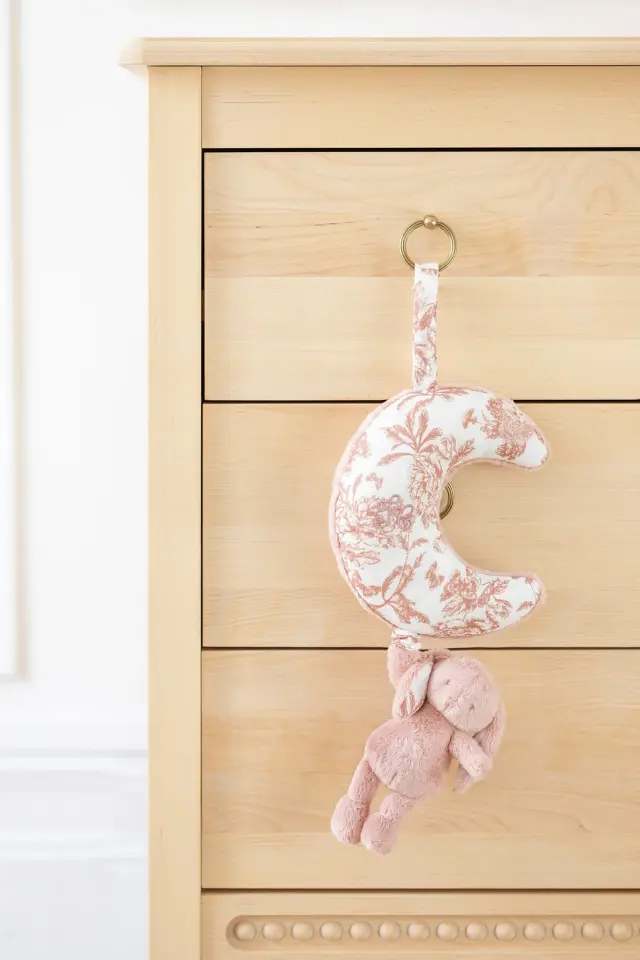 Toile de Jouy Müzikli Tavşan Rose thé - TU