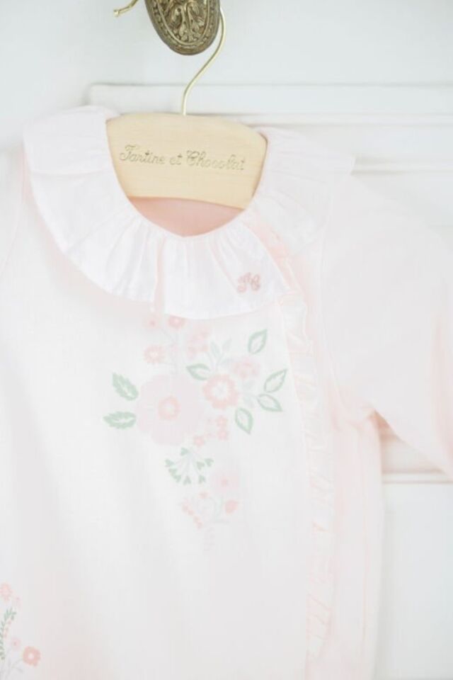 İnce Yandan Açılan tulum Soft pembe - 9M