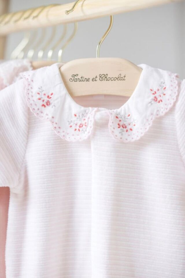 Kadife Önden Açılan Tulum Soft pembe - 1M