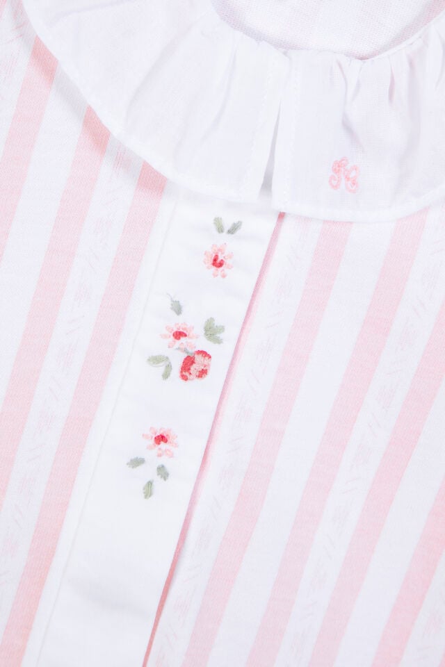 garda çizgili ince TULUM Rose pâle - NAI