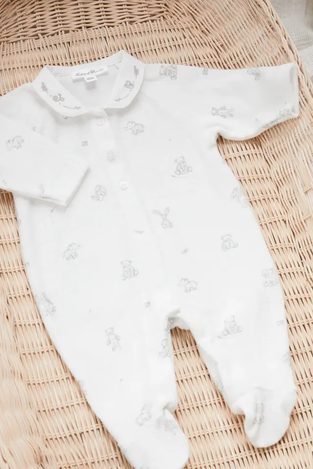 İnce Tulum Gris chiné clair - 6M