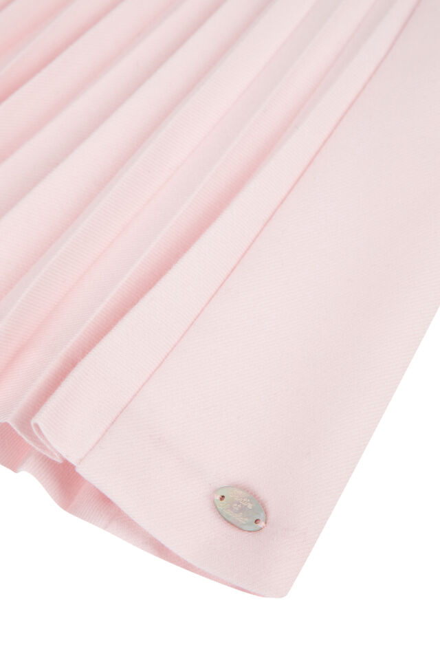 PİLİLİ ELBİSE Soft pembe - 2Y