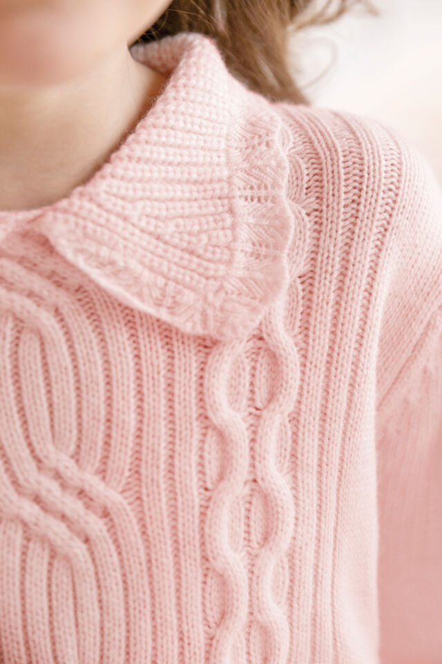Yün KAZAK Soft pembe - 6Y
