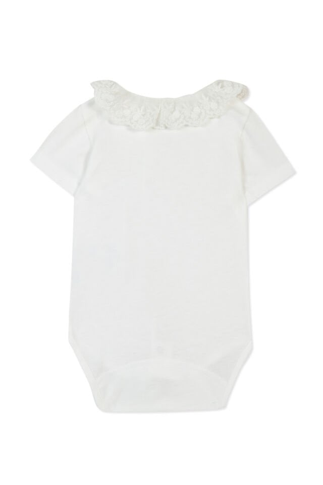 fisto yakalı önden açılan BODY Nacre - Ekru - 6M