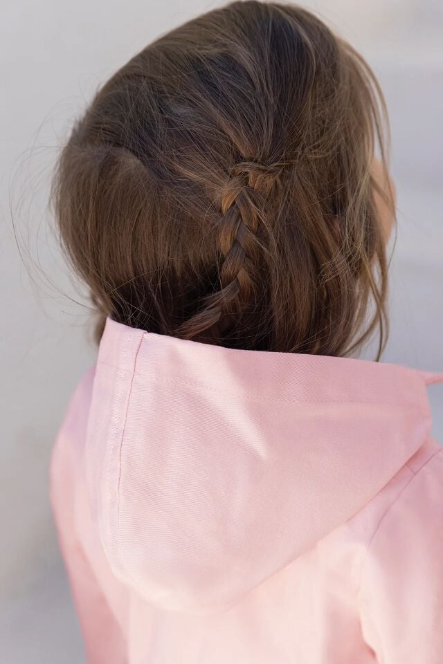Kapüşonlu Trenchcoat Rose pâle - 1Y