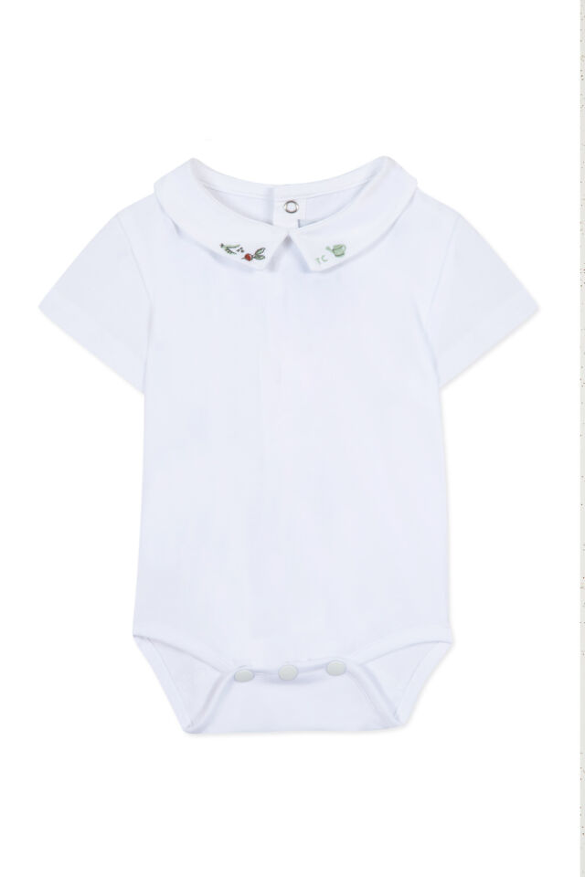 Yakası Nakışlı Body Sauge - 6M
