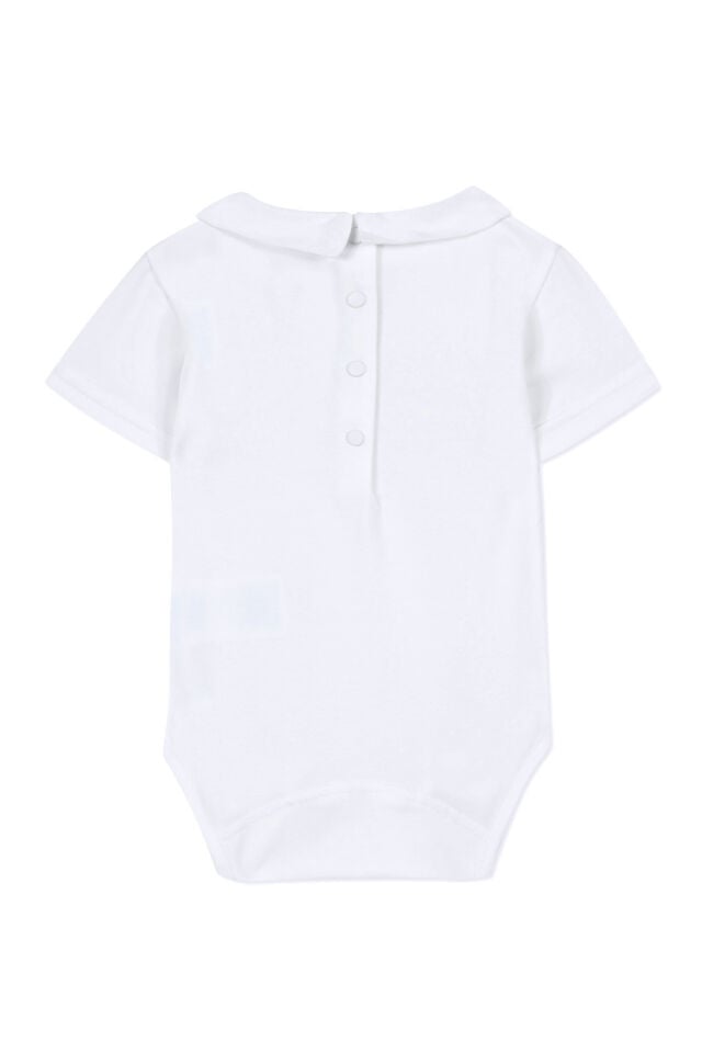 Yakası Nakışlı Body Spicy orange - Portakal - 9M