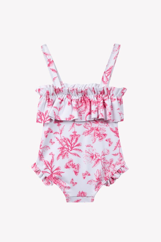 çiçek desenli MAYO Hibiscus - Hibiskus - 6M