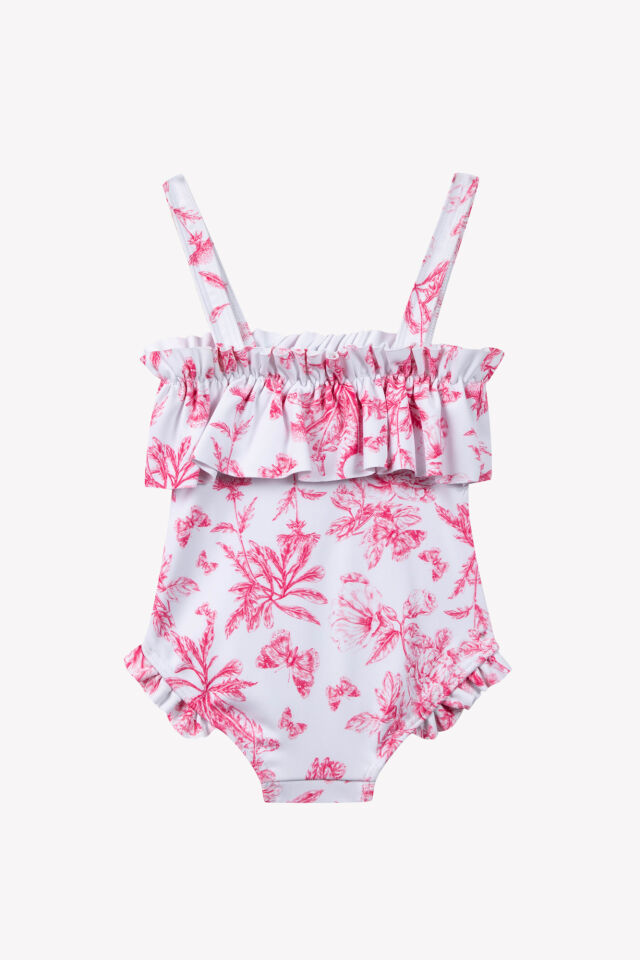 Çiçek Desenli Mayo Hibiscus - 6M