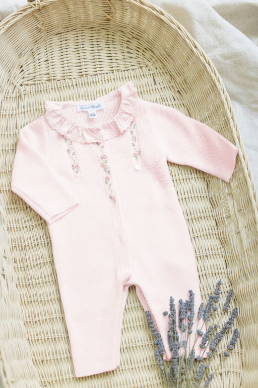 Triko COMBILONGUE Rose pâle - Soft pembe - 3M