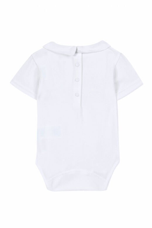 Yakası Nakışlı Ceremonie Body Ciel - Soft mavi - 3Y